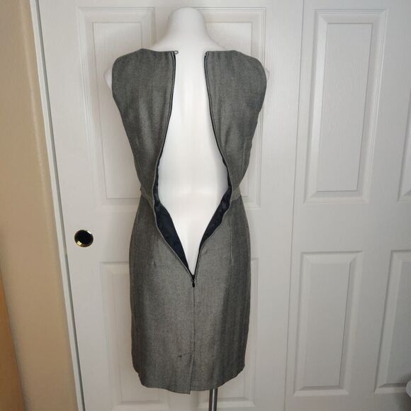 H&M herringbone sheath dress sz 8 - Picture 5 of 9